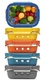 GENICOOK 2.7 CUP Glass Food Storage Containers w/Lids, 5-Pack - Airtight Meal