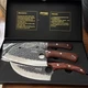 Topfeel 3PCS Butcher Knife Set, Hand Forged Serbian Chef Knives