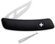 New Swiza CH00 Cheese Knife Black Folding Pocket Knife KCH.0900.1010