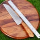 CUSTOM HANDMADE FORGED DAMASCUS STEEL CHEF KNIFE KITCHEN KNIFE 2846