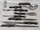 8 CutCo Knives  #1724, 1723, 1729, 1721, 1726, 1712, 1714, 1768 Classic Brown 