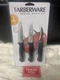 Farberware 3 Piece High Carbon Stainless Steel Paring Knife Set Prep Work