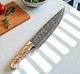 Custom HandMade Forged Damascus Steel Chef Knife Hand PineCone Handle 2795