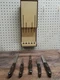 Cutco Knife Set w/Tray #1726#1721#1729#1720#1724 -Free Shipping