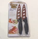 Tekno Copper Chef's Knife Set 2 Pack Stainless Steel Ergonomic Handle TEK810