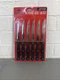 Ginsu Kiso 4.5 Inch Kitchen Steak Knife Set Black Dishwasher Safe Always Sharp