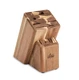 ALL-CLAD 11-SLOT KNIFE STORAGE WOODEN ACACIA BLOCK ONLY NEW!