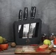 TUO Knife Block Set - 7 piece Kitchen Knife Set with Wooden Block, Kitchen Chef