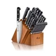 Cangshan V2 Series 1024128 German Steel Forged 23-Piece Knife Block Set, Acacia