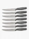 7 - J.A. Henckels Modernist Forged Stainless Steel 5" Steak Knifes 17519-120