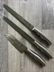 3 Forever Sharp Forged 8&rdquo; 8722A Serving Carving & 5.5&rdquo; 8722E Santoku Chef Knife