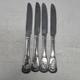 Lot-4 Cuisinart Elite French Rooster Dinner/Butter Knife Flatware Replacement