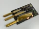 🔪 Thyme & Table 3-Piece Gold Knife Set with Protective Sheaths -NEW - FAST SHIP