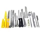 15 Pcs Farberware, Kuhn Rikon, Kiwi Brand, Assorted Kitchen, Serving Knife Set