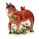 Certified International Homestead Christmas 3-D Cookie Jar, 64 oz.