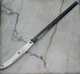 Cutco 1724 Serrated Knife Pearl White Handle Great Condition 