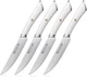 Cangshan ALPS Series 1026948 German Steel Forged 4 Steak Knife Set, White