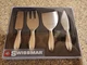 Swissmar 4 Piece Petite Cheese Knife Set Stainless Steel