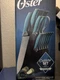 Oster Evansville Stainless Steel 13 Piece Cutlery Set with Turquoise Handles