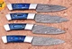 Custom Made Damascus Steak Chef Knife Set Kitchen Cutlery -Hand Forge Steel 1629