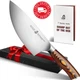 TUO Rocker Knife, 7 inch High Carbon Steel with Ergonomic Handle