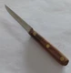 Vintage Chicago Cutlery 102S Paring Knife Brown Handle 2.75" Blade Kitchen Prep