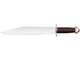 Cold Steel Chieftan&rsquo;s Sax Fixed Blade Knife 13.375" Clip Point 1055 Satin Blade