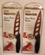 Copper Knife Never Needs Sharpening Kitchen Knife Stainless Steel (Lot Of 2)