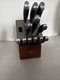 J.A. Henckels International Elan 14 Piece Set Self-Sharpening Block - Used