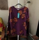 NWT Women&rsquo;s Sz XXL (20) Pioneer Woman Color Block Garden Floral Pullover Sweater