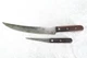 2 VTG DEXTER Knives 32312 - 11.5" & 1376R - 5" Butcher Carving Southbridge, MA