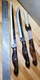 Vintage Lifetime Cutlery Jet Cut Stainless D400 - 2 Knives, Serving Fork 