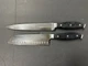 2 J.A. Henckels Knives Forged Premio 7&rdquo; Santoku 16908-180 & 8&rdquo; Carving 16903-200