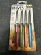 JOIE Flexible Garnishing Knives - 4pk - Stainless Steel Brand New