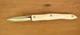 Cutco 1720 Kitchen Paring Knife Stainless Blade Pearl White Handle Made in USA 