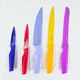 Vopiet 5 Piece Kitchen Knife Set Colorful Chef Slicing Serrated Utility Knives