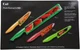 Pure Komachi HD 4 Coated Carbon Stainless Steel Knives with Matching Sheaths