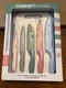 NEW Cuisinart Advantage 11 PC Ceramic-Coated Knife Set + Cutting Board