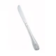 Winco 0006-08 Heavy Weight Stainless Steel Toulouse Dinner Knife - 1 Doz