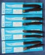 8 Vintage QUIKUT Stainless QUIKKLE STEAK KNIVES, Knife in Cardboard - NOS