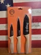 MasterChef 3 Piece Kitchen Knife Set Paring Utility Santoku - NIP