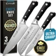 Cutluxe Chef Knife Set, 3 PCS Professional Chef's Knife Set &ndash; Razor Sharp Ger...