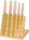 Paris Hilton Knife Block Set with Magnetic Wooden Knife Block
