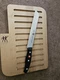 RARE ZWILLING J.A HENCKELS BREAD WOOD BOARD TWIN SIGNATURE 30726-202 BREAD KNIFE