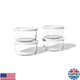DURA LIVING 8-Piece Glass Food Storage Containers Set (4 Containers + 4 BPA-Free