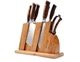 TUO TC0714 8 Pcs Forged German Steel Kitchen Knife Set with Wooden Block