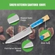 Condor Shefu Kitchen Knife 6.75" 440C Steel Blade Epoxy Resin/Hickory Handle