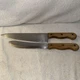 Vintage Ekco Forge USA Stainless Steel G7577 10" Chef`s Knife & G7597 Butcher