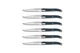 Set of 6 knives - Laguiole H&eacute;ritage - Made In France (Blue)