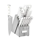 Cuisinart C77WTR-15PG 15-Piece High Carbon Steel with Block Knife Set